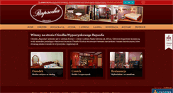 Desktop Screenshot of hotelrapsodia.pl